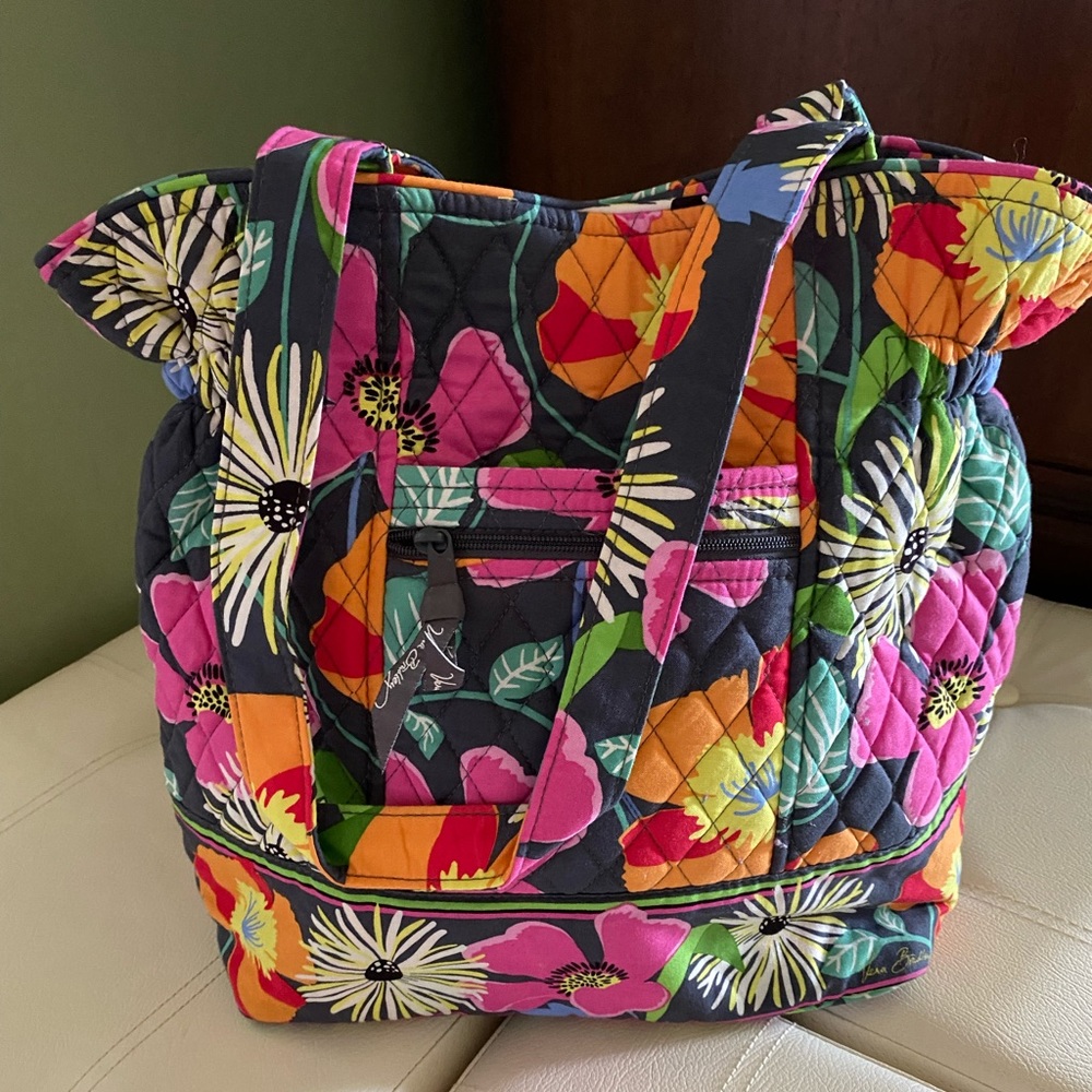 Vera Bradley Jazzy Blooms Shoulder Bag